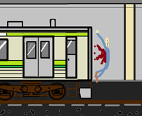 楽に死ぬはずが…電車とホームの間に挟まれてナニカを撒き散らしながらぐるぐる