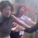 中国のまんさんの殴り合いがガチすぎる、男相手でも容赦なし