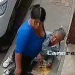 イカれた男のイカれた行動…突然老人を理由もなく襲撃