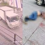 強盗犯を逃がさない…逃走する強盗犯をトラックで轢き殺す被害者