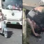 中国人女さん、原付に子供と2人乗りしていたらトラックに轢かれ死亡