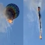 上空では逃げ道なし、熱気球が炎上し墜落→少なくとも8人が犠牲に