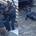 慎重に取り押さえるべきだった、警察が容疑者に首を撃たれ負傷