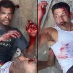 BBAから盗みをした男2人、貧民街でぼこぼこにされ血だらけになる