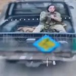 ロシア軍のドローンがウクライナ軍のトラックに乗る女兵士を殺す
