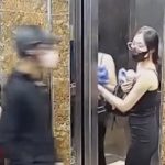 命の危機を感じる…エレベーターに乗り込む女に襲い掛かる男