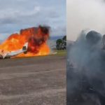 空を飛ぶことが出来ず…小型飛行機が墜落し2人が死亡