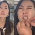 中国人女2人、唇を針で刺され糸を通されると強制的にキスさせられる