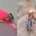 マチェーテで彼女を殺害した男に地元住民ブチギレ、生きたまま燃やす マチェーテで彼女を殺害した男に地元住民ブチギレ、生きたまま燃やす