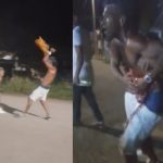 喧嘩を売る相手を間違えたらこうなる、マチェーテで腹部を斬られて血だらけになる男 喧嘩を売る相手を間違えたらこうなる、マチェーテで腹部を斬られて血だらけになる男