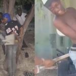 従わなかったらこうなります。ギャングメンバーに拷問を受ける男