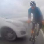 一生分の運をここで使った、自転車で走行中に目の前から車が…