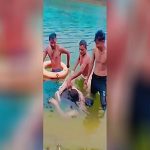 生涯添い遂げました。男女が抱き合ったまま溺死した状態で発見される