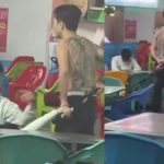 中国では野球バットは凶器です。うるさい男を野球バットで黙らせる