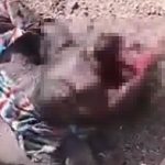 頭の中身がなくなった…政府軍兵士が敵兵によって頭を吹き飛ばされた 頭の中身がなくなった…政府軍兵士が敵兵によって頭を吹き飛ばされた