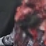 人間だったもの…ショットガンで頭が吹き飛ばされた男の死体